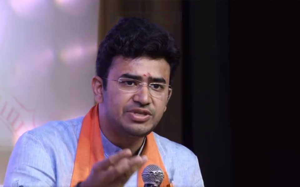 MP Tejasvi Surya requested by netizens to spend more time in his own constituency too