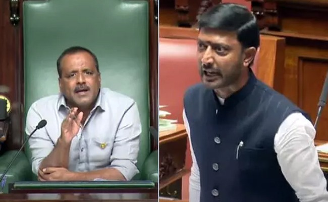 Karnataka: JD(S) MLA, Speaker in war of words during Assembly debate on Public Gathering Bill