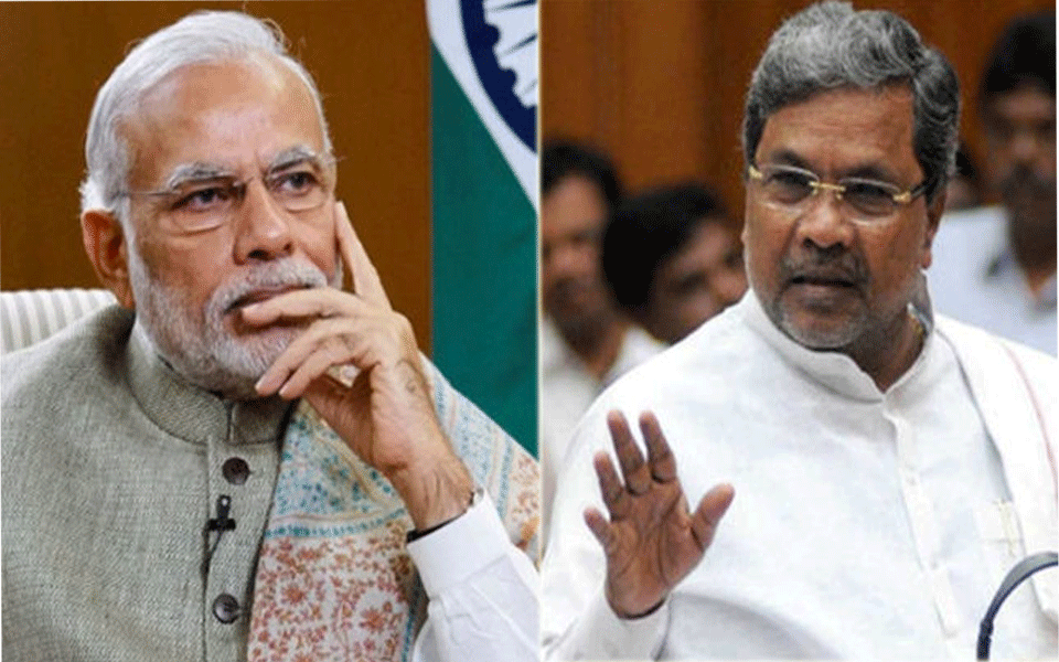 CM welcomes PM to Karnataka with 5 questions