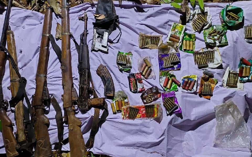 Chikkamagaluru: Arms, ammunition suspectedly left in forest by surrendered Maoists recovered