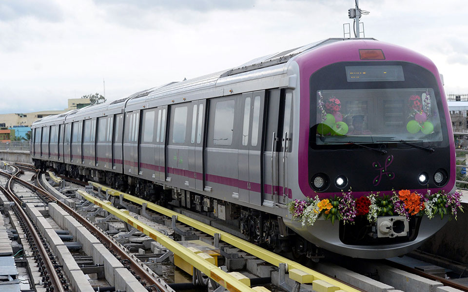 Bengaluru metro doubles coaches to 6 on one route