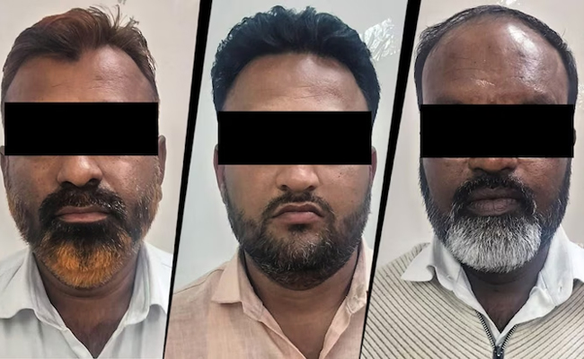 Hidden cameras used to blackmail woman officer in Belagavi, three fake journalists arrested