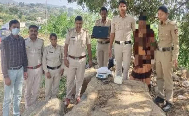 Chamrajnagar: Woman arrested for selling ganja atop Male Mahadeshwara Hills