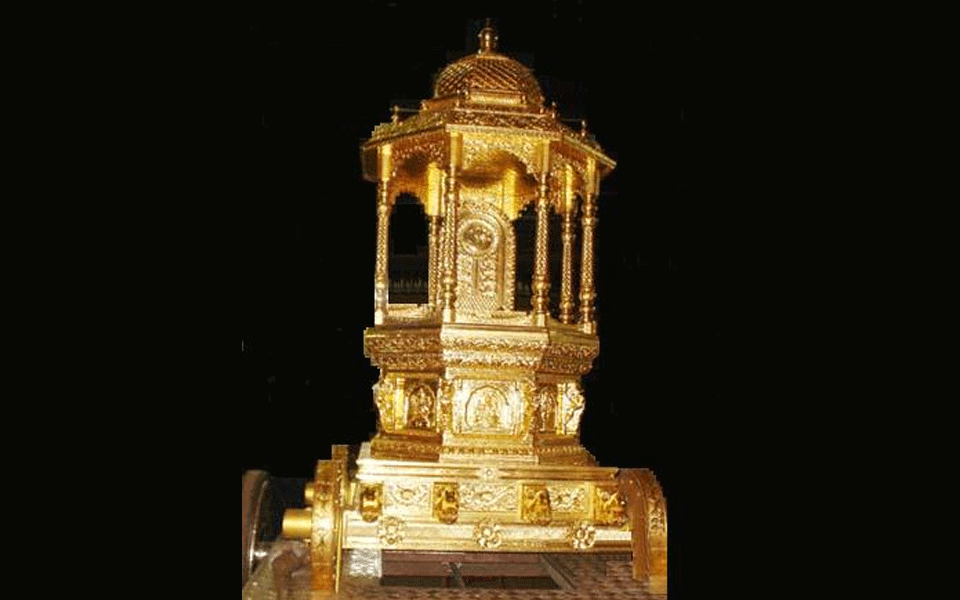CM Kumaraswamy revives golden chariot for Kukke Subrahmanya temple