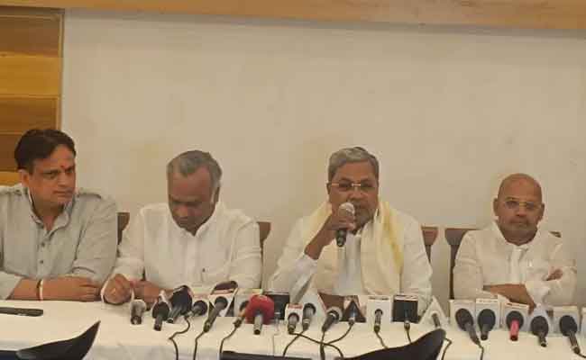 CM Siddaramaiah criticises Central Government's drought relief allocation; Challenges Modi's claims