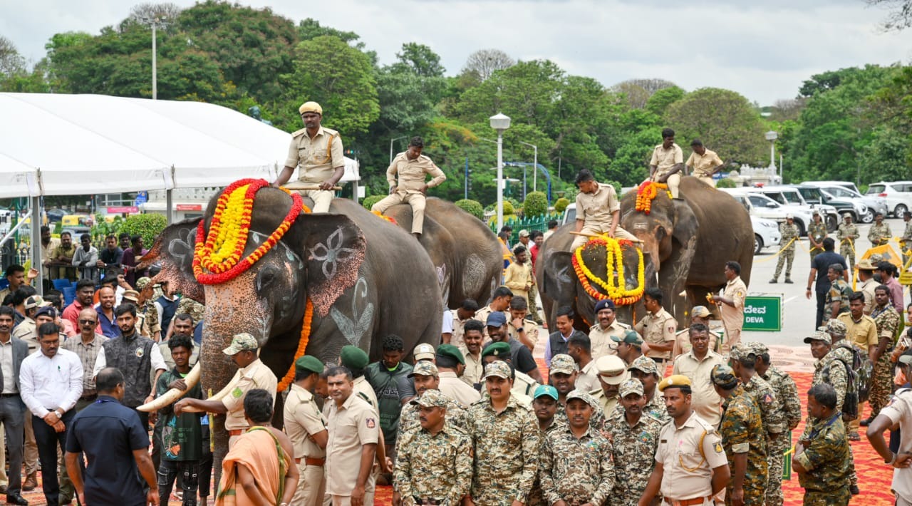 Karnataka govt hands over kumki elephants to Andhra Pradesh