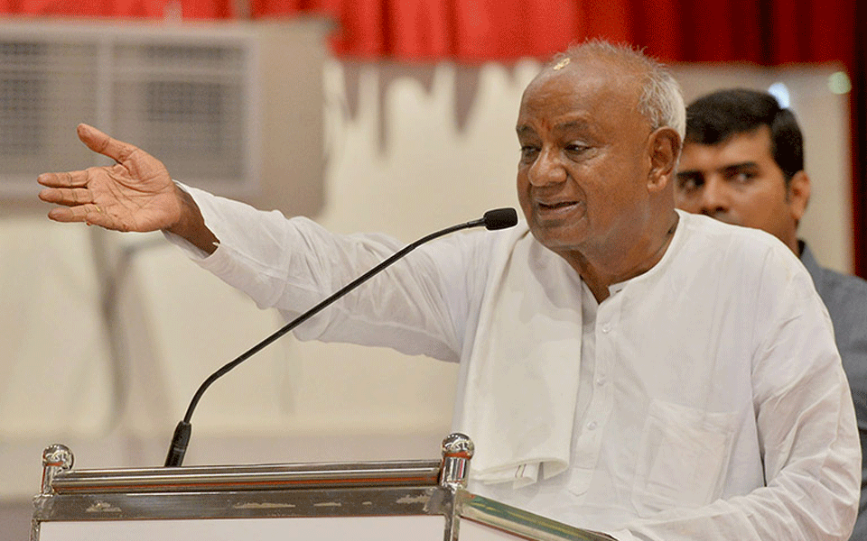 Deve Gowda rules out JDS' support to Yediyurappa-led BJP govt