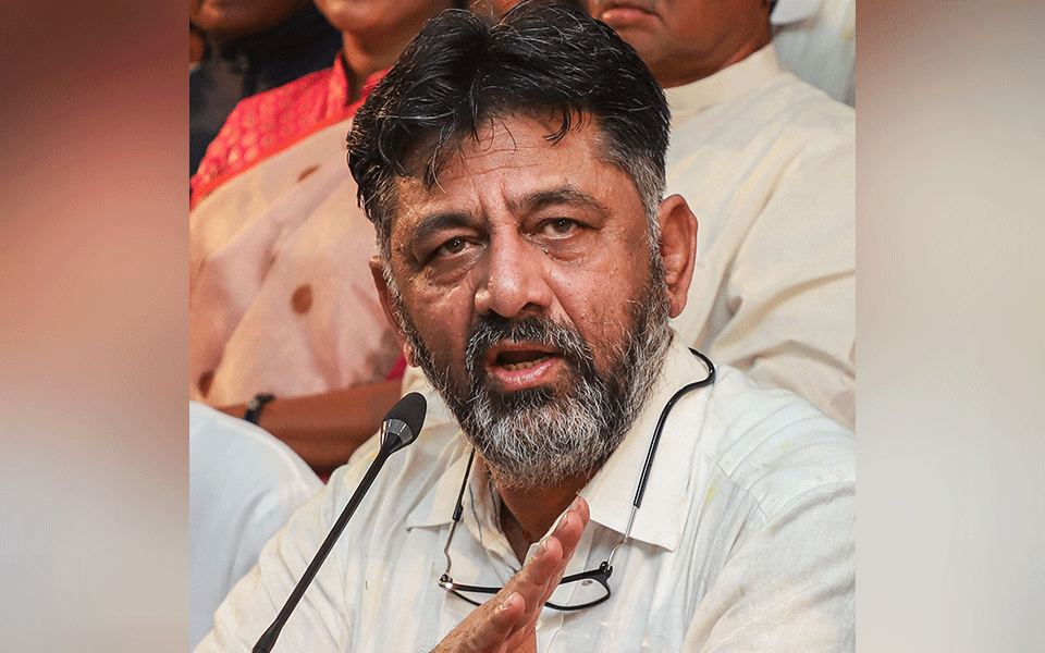 "It is a coalition govt in Karnataka, not run by original BJP": D K Shivakumar