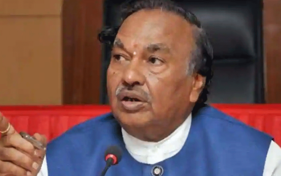 State government to collapse in two days: KS Eshwarappa