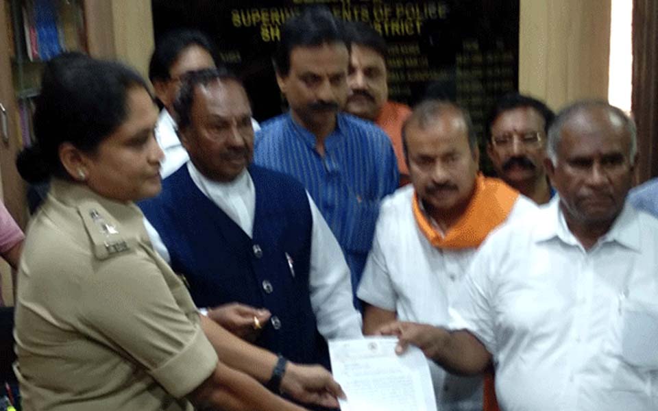 Senior BJP leader K.S Eshwarappa claims he received threat to life, submits complaint to Shivmoga SP