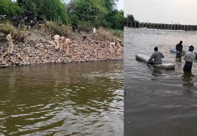 Kalaburagi: Youth goes missing while swimming in Bhima river