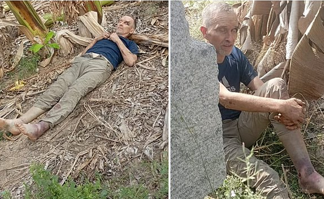 French national injured after slipping while climbing hill in Hampi