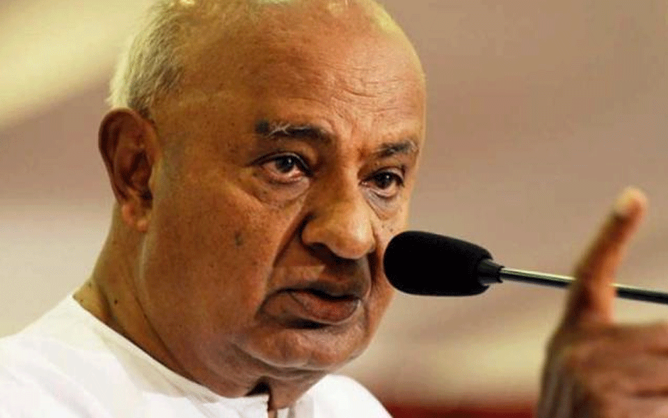 No threat to coalition govt.: HD Deve Gowda