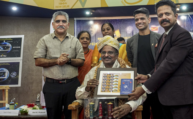 India post release commemorative stamps, souvenir sheets on India's human space programme