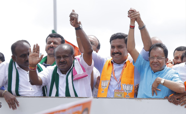 Will work towards bringing back BJP-JD(S) coalition govt in Karnataka: H D Kumaraswamy