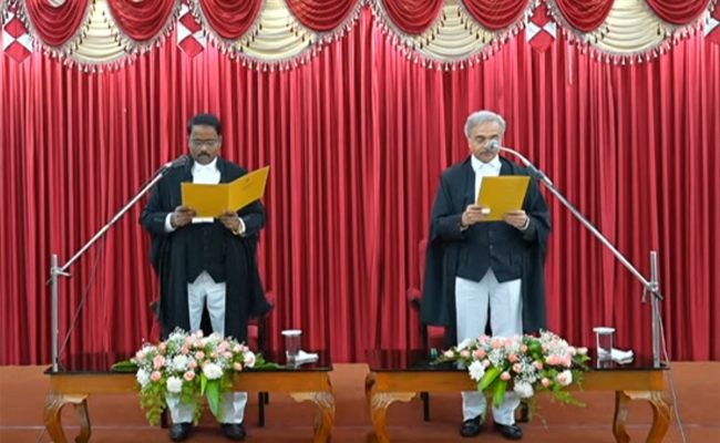 Justice Siddaiah Rachaiah sworn in as permanent judge of Karnataka High Court