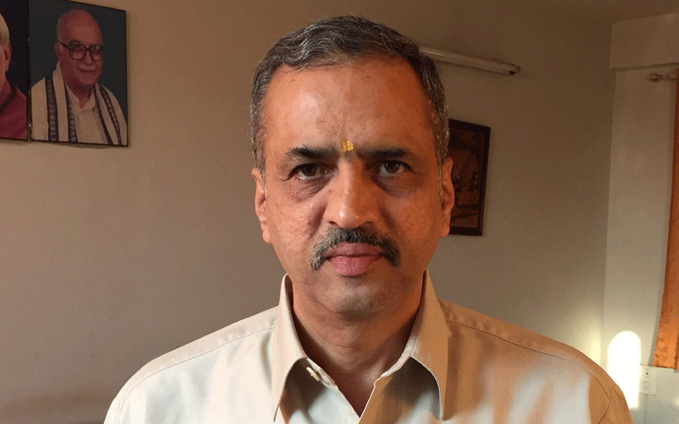 Vishweshwar Hegde Kageri files nomination for Karnataka Assembly Speaker's post