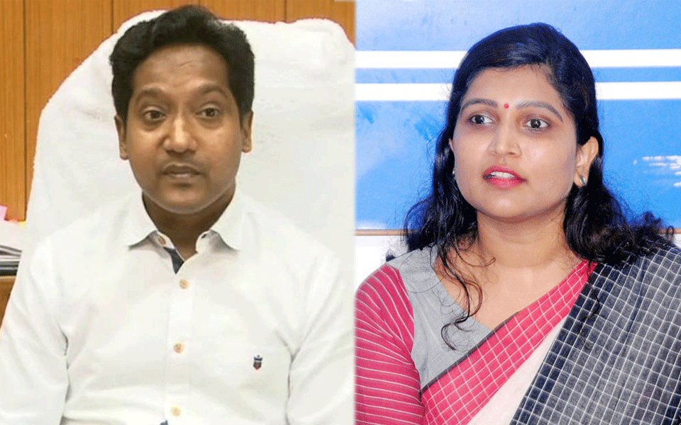 DC-ZP CEO couple who married on Valentine’s Day, transferred to Chikmagaluru