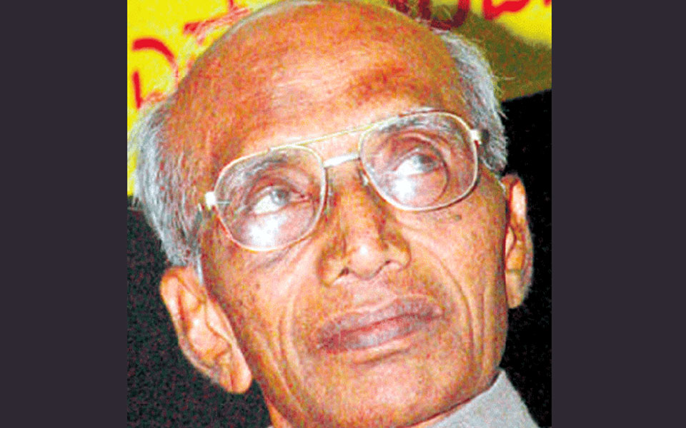 Veteran Kannada Writer, Scholar Ko Channabasappa passes away