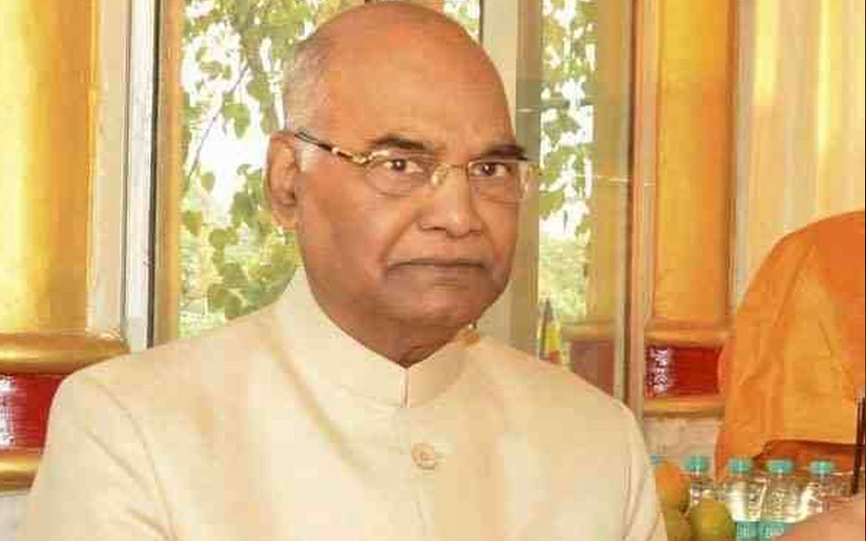 President Ramnath Kovind gets information on Kodagu