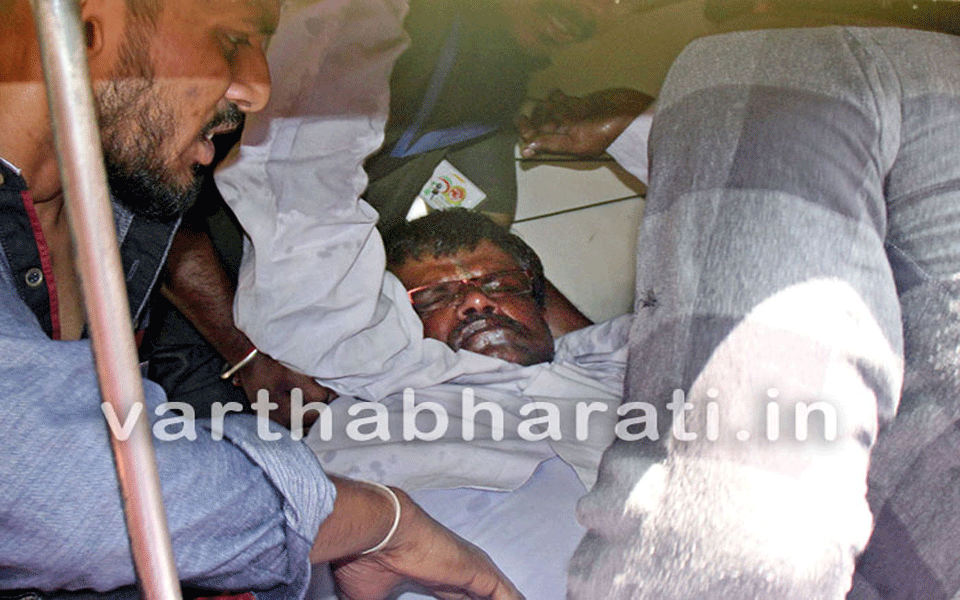 Rowdy-sheeter Nagaraj attempts suicide at press conference