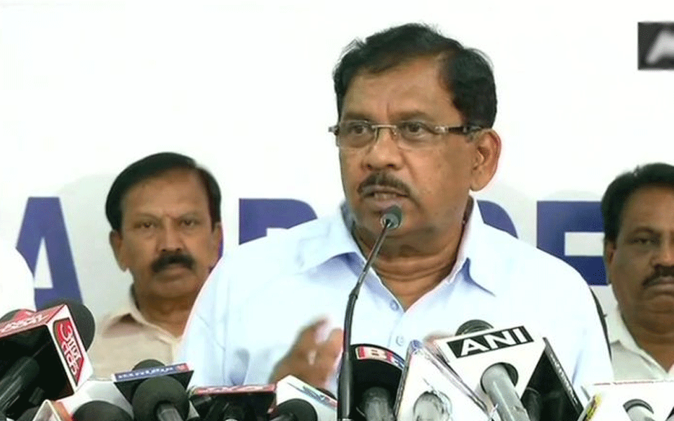 Karnataka Dy CM Parameshwara claims BJP manipulated EVMs