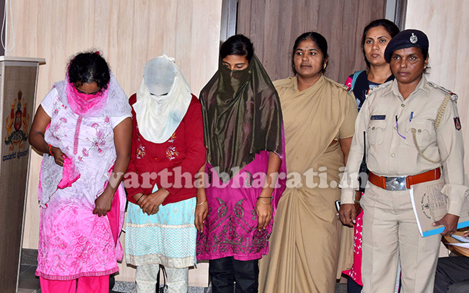 Three women held for pushing minors into prostitution