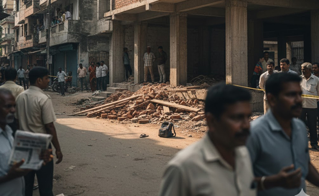 Four-year-old killed as bricks fall from under-construction building in Bengaluru
