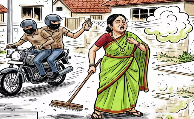 Woman in Bengaluru dies as chain snatchers spray chemical on her face; miscreants steal jewelry