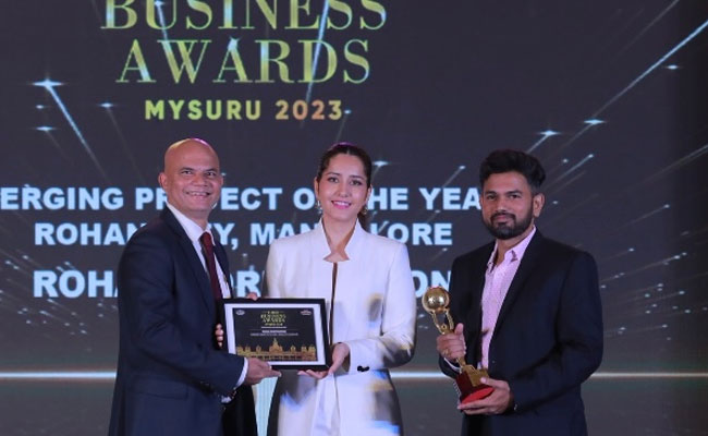Rohan Corporation bags Times of India ‘Emerging Project of the Year Award-2023’ 
