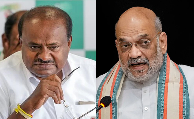 Kumaraswamy urges Amit Shah to initate inquiry into IPS officer M Chandra Sekhar’s conduct