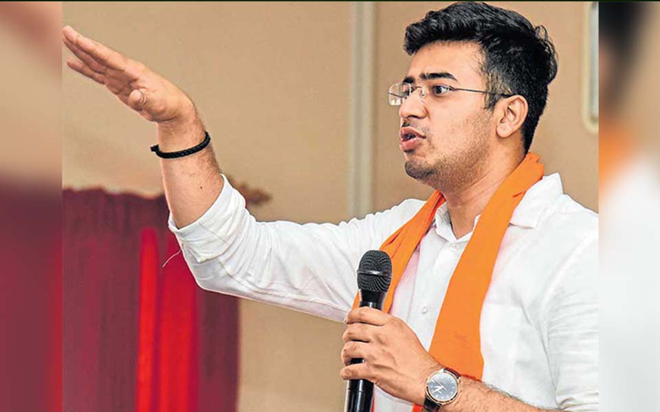 Tejasvi Surya faces backlash from Kannadigas for 'rowdy' remark