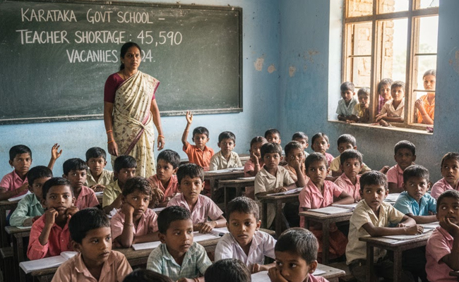 Govt schools have shortage of 45,590 teachers: Karnataka Minister