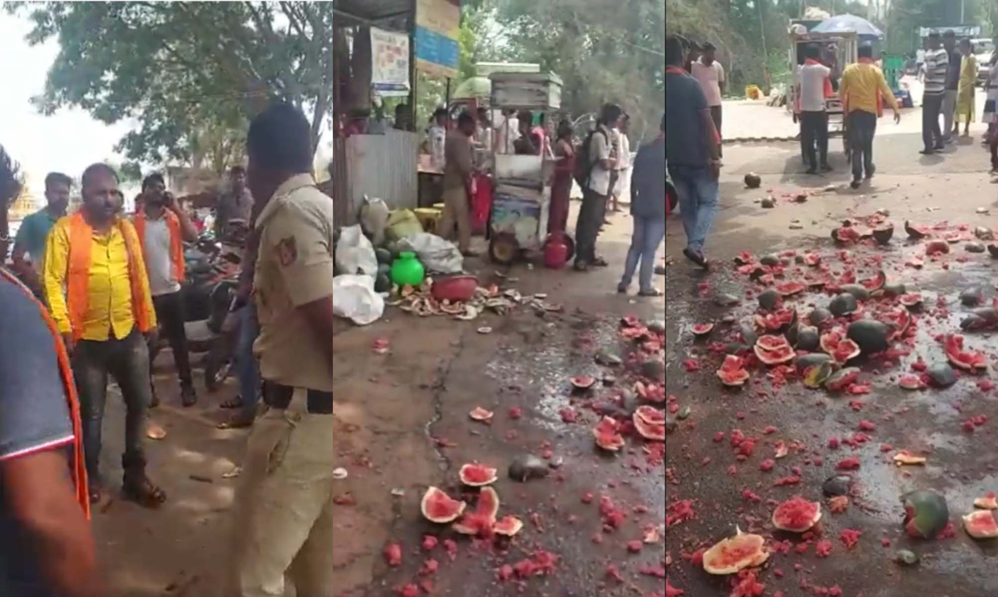 Dharwad: Muslim vendors targeted by Sri Ram Sena, pushcarts vandalized