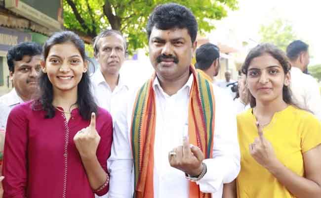 Shivamogga: 11.45% voter turnout recorded by 9 AM