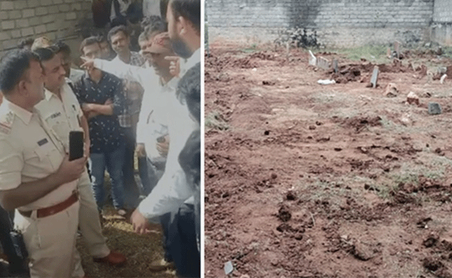 Hospet: More than 100 Muslim graves razed to ground by miscreants, Case registered