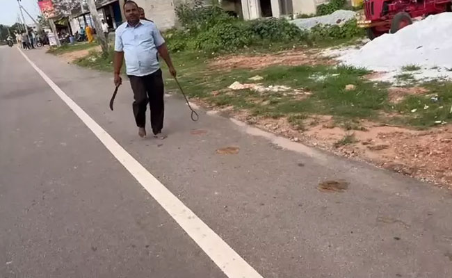 Hassan man armed with sickle seen chasing wife; video of attack goes viral