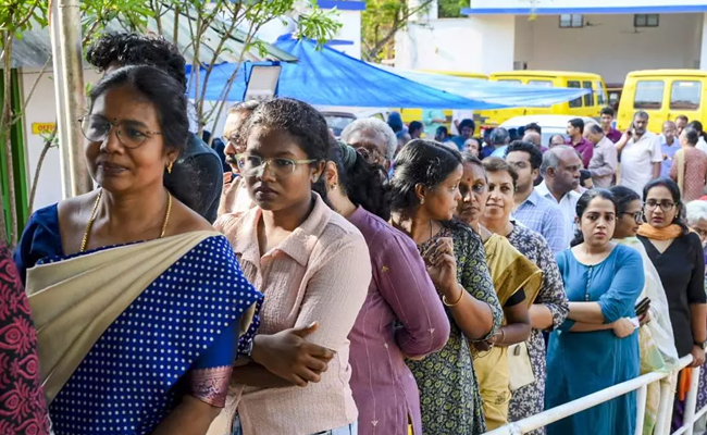 K'taka bypolls: Bagalkot records 43.75 per cent turnout till 1 pm, 37.17 pc in Davanagere South