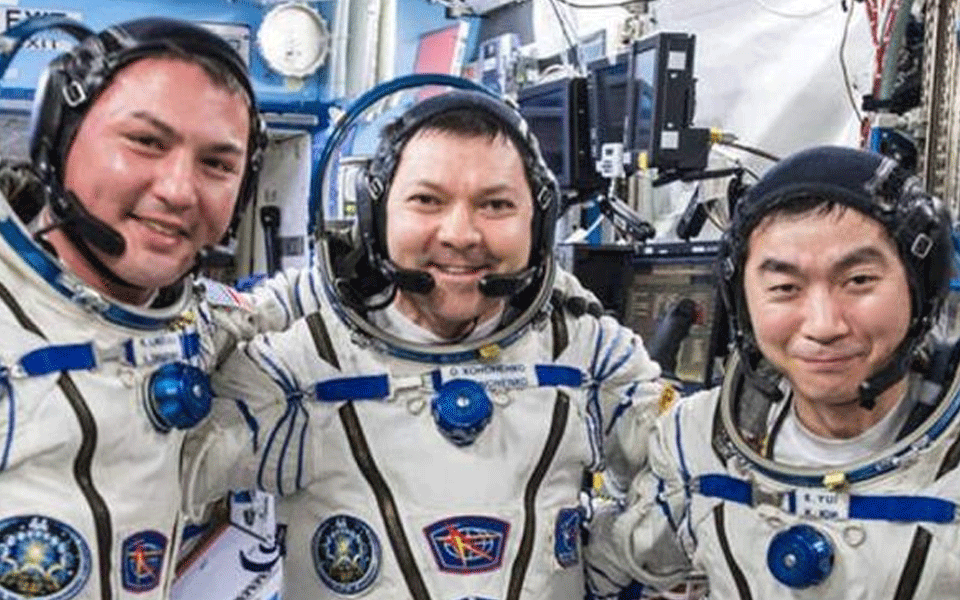 3 ISS astronauts return to Earth safely