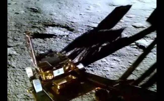 ISRO releases video of Chandrayaan-3 rover 'Pragyan' rolling down to lunar surface from lander
