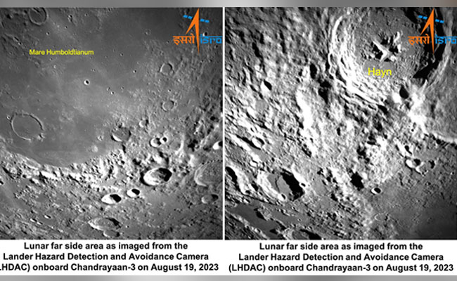 Chandrayaan-3: ISRO releases images of Lunar far side area captured by Lander camera