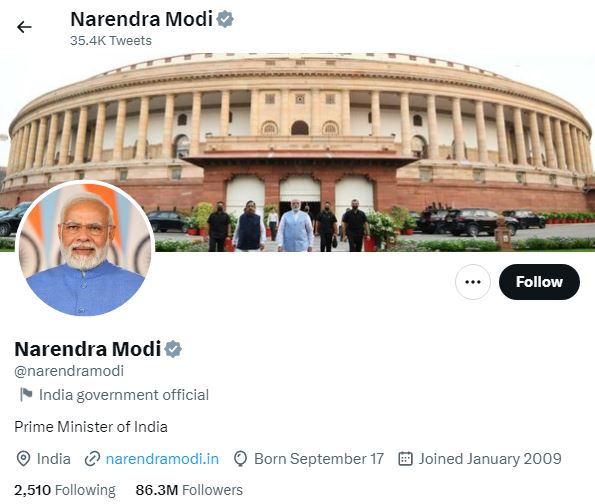 PM Modi follows account named 'Desi Thug' on Twitter; Users react