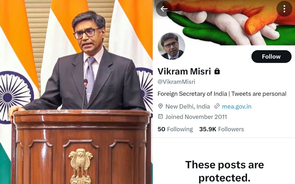 Indian FS Vikram Misri locks X account amid vicious trolling campaign; Daughter also targeted