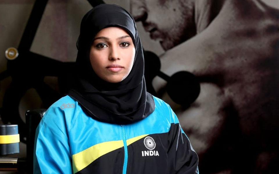 Hijab-clad Majizia Bhanu from Kerala eyes gold in World Arm Wrestling Championship