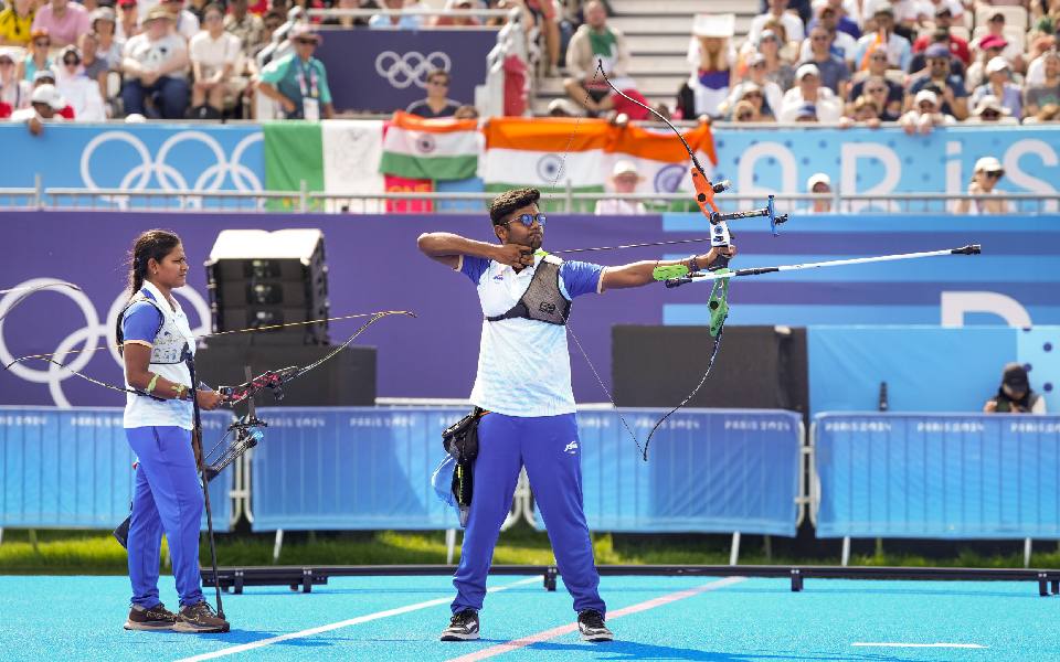 Indian mixed archery team loses 2-6 to USA in Paris Olympics bronze match