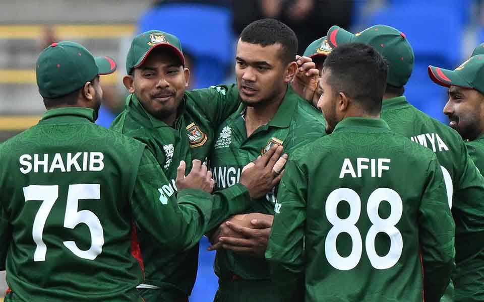 Taskin Ahmed helps Bangladesh secure first ever Super 12 win in T20 WC