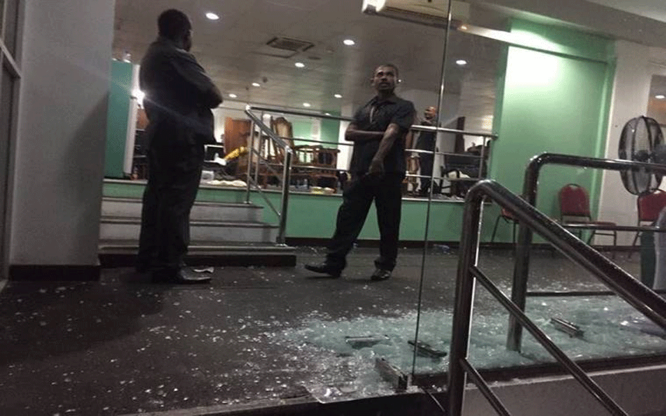 Bangladesh players allegedly broken dressing room door while celebrating victory