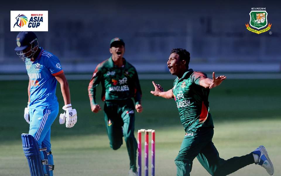 U19 men's Asia Cup final: Bangladesh thrash India by 59 runs to retain title