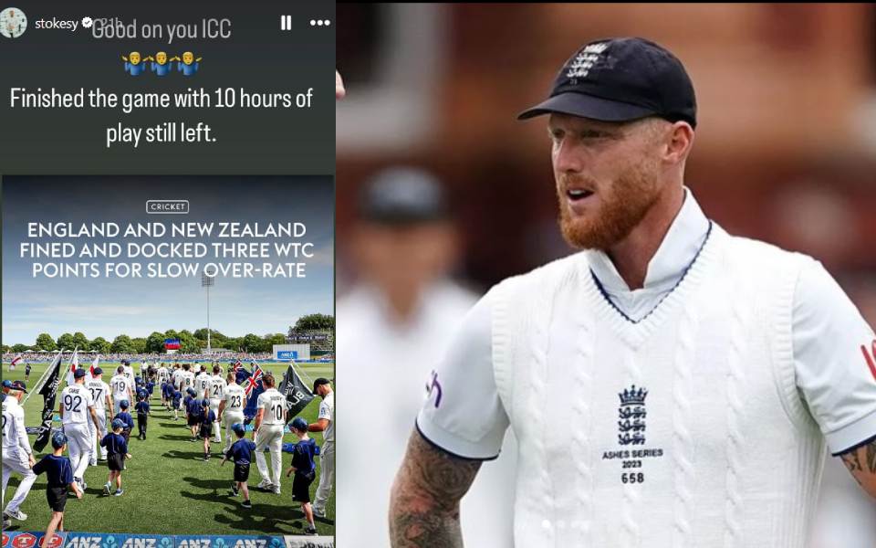 Ben Stokes questions ICC on over-rate calculations