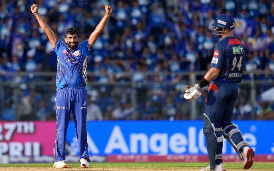 Mumbai Indians crush LSG by 54 runs for fifth straight win